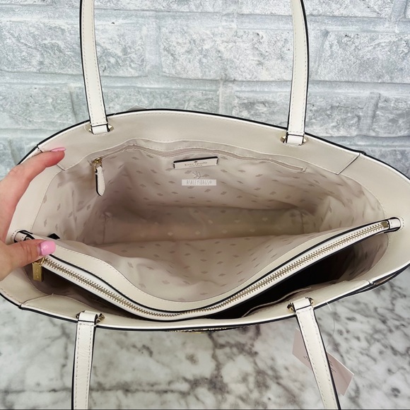 Kate Spade Lily Blooms Large Laptop Tote Shoulder Bag - Picture 7 of 11